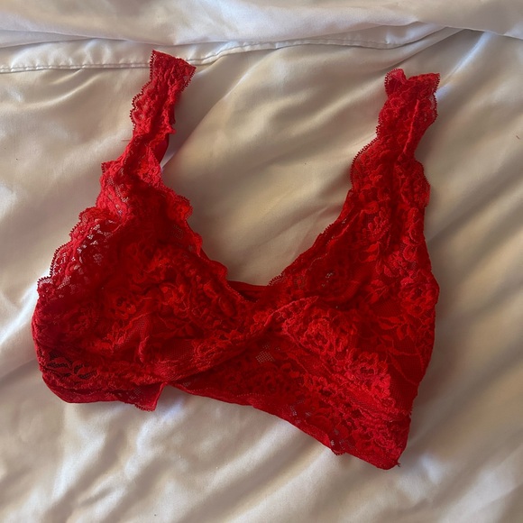 Red La Senza Bralette Soze Small - Picture 2 of 4
